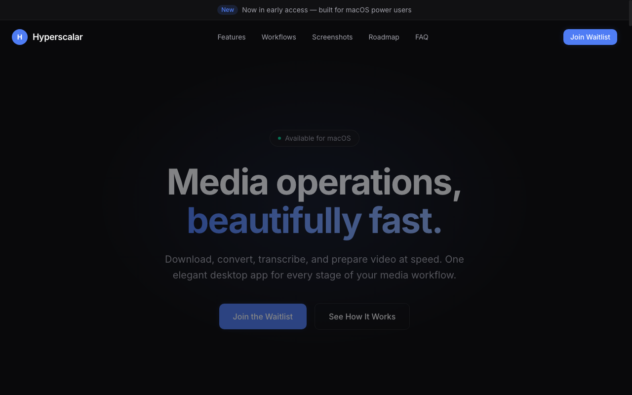 Hyperscalar Screenshot